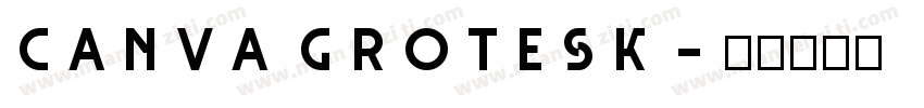 Canva Grotesk字体转换